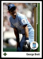 1989 Upper Deck 215 George Brett   Kansas City Royals  Baseball Card