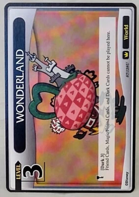 KINGDOM HEARTS TCG Wonderland 87/128U Level 3 A Darkness Awakened NM ccg - Image 1 of 2