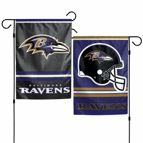 NFL Baltimore Ravens  Double Sided 12" x 18" Garden Flag Cover