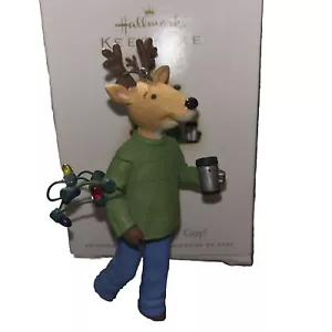 2009 Hallmark Keepsake adorno de Navidad What a Handy Guy Reindeer Handyman - Imagen 1 de 6