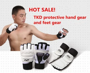 New Taekwondo Foot Hand Guard Protector Martial Art Sparring Instep Gear Karate - Picture 1 of 7
