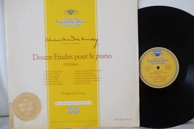 DGG LPM 18046 DEBUSSY 12 Piano Etudes MONIQUE HAAS TULIPS ED1 1957 MONO MINT LP - Image 1 of 4