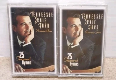 NEW VTG Tennessee Ernie Ford Amazing Grace 25 Treasured Hymns Cassette (#1 Only) - Image 1 of 4