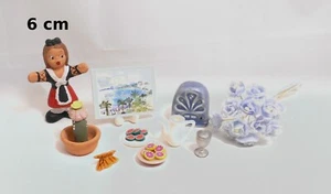 décoration, fleurs,tableau ,miniatures pour maison de poupée ou vitrine B2 lot 3 - Photo 1/1