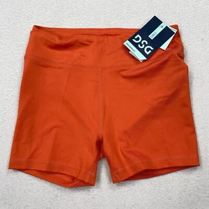 DSG Girls Mid Rise 3" Performance Compression Shortie Size Youth M Orange - Picture 1 of 9