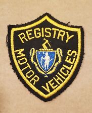 1st issue MASSACHUSETTS REGISTRY MOTOR VEHILCES STATE POLICE PATCH