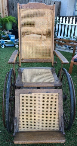 Original The Gendron Wheel Company Catalog 635 B Oak Reclining Wheelchair Cover