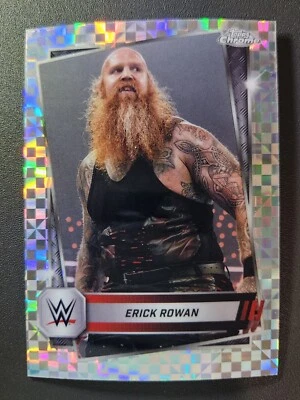 2025 Topps Chrome WWE #49 ERICK ROWAN X-FRACTOR - Image 1 of 2
