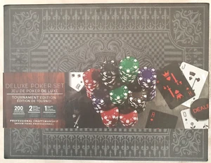 BLKSMITH 200+ piece deluxe poker set Tournament Edition - Picture 1 of 3