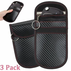 3 Pcs Mini Faraday Pouch RFID Signal Blocking Faraday Bag for Car Key Small USA - Picture 1 of 12