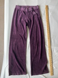Juicy Couture Tracksuit Pants Purple Girls Sz 14 - Picture 1 of 4