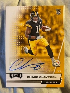 Panini Playoff Rookie RC 2020 Auto Chase Claypool #224 Pittsburgh Steelers - Imagen 1 de 3