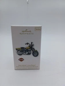 Hallmark Keepsake 2009 Softail Cross Bones Harley Davidson 2010 Tree Ornament - Picture 1 of 2