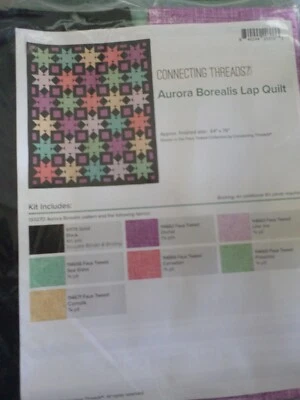 Aurora Borealis quilt 64 X 76 by Connecting Threads  Lovely Quilt to make - Image 1 of 3