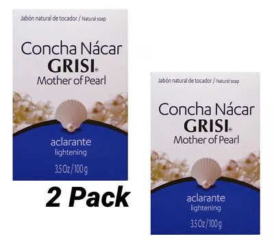 Grisi Mother of Pearl Soap. Concha Nacar Natural Skin Lightening Bar. 3.5Oz/ - Image 1 of 2
