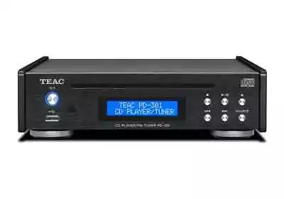 TEAC PD-301-X/B CD Player Wide FM Tuner USB memory AC100V Black Japan NEW - Image 1 of 4
