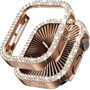 Diamond Frame Case do Apple Watch Series 10 42-46mm 41 45 Bling Cover do S789 - Zdjęcie 1 z 21
