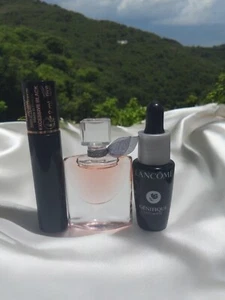 Lancome La Vie Est Belle EDP 4ml +Mini Mascara 2ml + Genifique 7ml Mini Gift Set - Picture 1 of 1