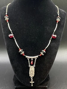 Unsere Liebe Frau von Guadalupe Halskette Kristall & Glasperlen von Neanie-Bot - Bild 1 von 8
