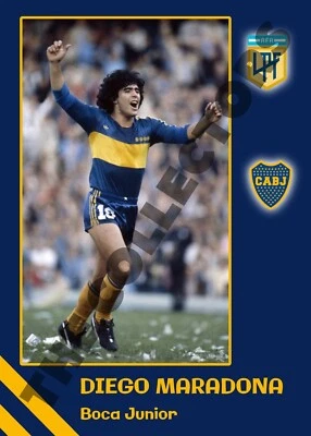 MARADONA, BOCA JUNIOR 1981/1982. COLECTION CARD. NO PANINI/ NO TOPPS - Imagen 1 de 2