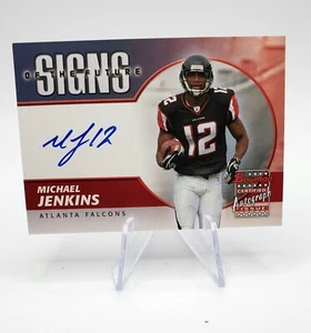 2004 SF-MJ Topps Signs of the future Michael Jenkins Atlanta Falcons Autographed - Picture 1 of 2