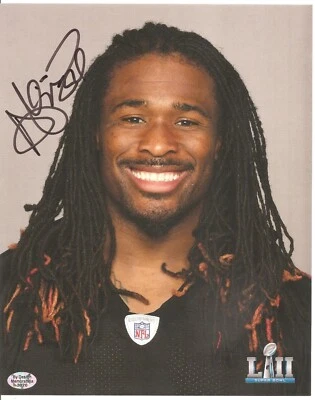Tarjeta fotográfica promocional automática DEANGELO WILLIAMS Steelers 8X10 con certificado de autenticidad BDS #3020 Foto 1 de 3