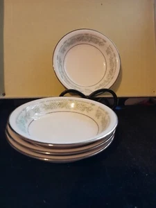 Noritake Ivory China Lexine 5-5/8" Fruit Dessert Sauce Bowls (4) Japan 7007 - Picture 1 of 9