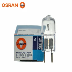 OSRAM 64445 24V 50W GY6,35 LAMPADINA ALOGENA DISPLAY HALOSTAR 64445U GY6.35 - Foto 1 di 1