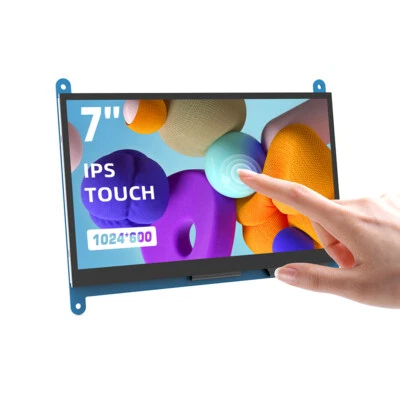 7'' Touch Screen Raspberry Pi HDMI Monitor 1024x600 IPS Portable LCD PC Display - Image 1 of 4