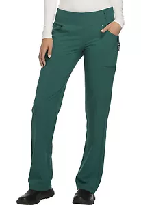 Hunter Cherokee Scrubs iFlex Mid Rise Straight Leg Pull On Pant CK002 HUN - Picture 1 of 6