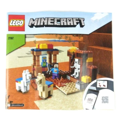 LEGO® Minecraft The Trading Post Instruction Manual Book 6352108 for Set 21167 - Image 1 of 4