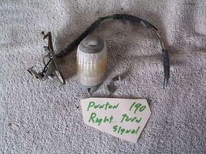 Mercedes Benz Ponton W120 W121 Front Righ Turn Signal Light Assembly Fender lens - Foto 1 di 12