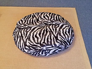 Cojín para perro redondo Ø 80 cm. Peluche imitación piel animal. Relleno 1000g. - Imagen 1 de 1