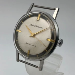 Vintage 1960 Seiko Champion J14082 Rare Dial Hand-winding Japan #1700 - Picture 1 of 12