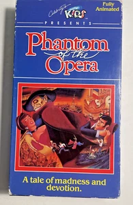 Phantom der Oper VHS, 1988 Celebrity’s Just For Kids Animated OOP - Bild 1 von 5