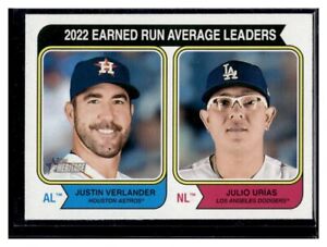 2023 Topps Heritage Era Leaders Verlander Urias Los Angeles Houston #206 MLB Rar
