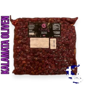 Kalamata Kalamon Oliven Griechische mit kern Olives Greek 5 Kg Lakara - Bild 1 von 1