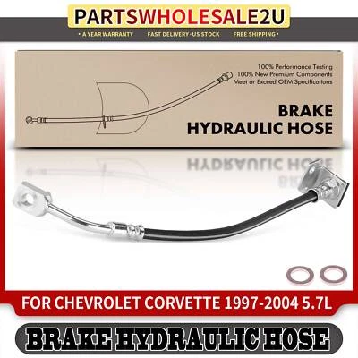 Mangueira hidráulica de freio dianteira esquerda ou direita para Chevrolet Corvette 1997-2004 5.7L - Imagem 1 de 4