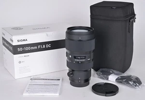 Mint Sigma ART 50-100mm f1.8 DC Canon EF mount Prime Zoom Lens with Warranty - Picture 1 of 13