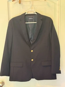 Lands End , Boys, Navy Blue Blazer 18 H - Picture 1 of 13
