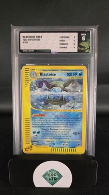 Blastoise Holo #4 - 2002 Expedition - Tree Frog Grading - 6 - Image 1 of 2