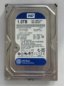 WD10EZEX-08M2NA0, HHRNHT2CH, 21 OCT 2014, Western Digital 1Tb 3.5" Sata HDD - Imagen 1 de 2