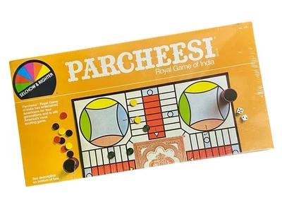 PARCHEESI Vintage Board Game New Sealed Selchow & Righter 1982 Family Game - Image 1 of 2