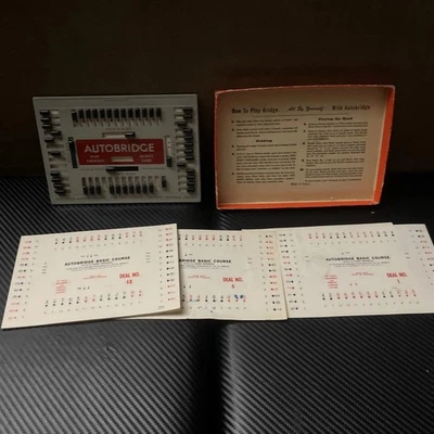 Autobridge Play Yourself Game. Missing Some Black Sliders. ComesWith Blank Paper - Image 1 of 4