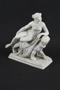 N92E68- Porzellan Figur Ariadne auf dem Panther - Bild 1 von 12
