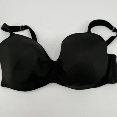 Sujetador con aros Lane Bryant Cacique 40F negro ligeramente forrado Balconette talla grande Foto 1 de 4