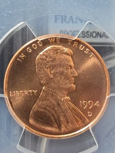 1994 D Lincoln Cent PCGS MS67RD Free Shipping - Picture 1 of 4