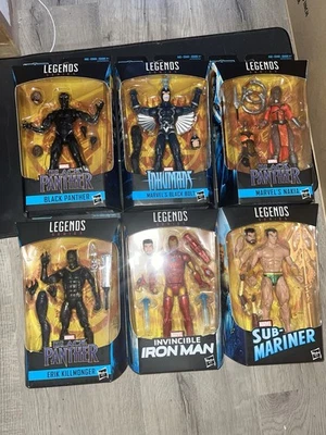 Marvel Legends Black Panther, Okoye BAF Wave Juego Completo de 6 Figuras Nuevo Foto 1 de 4