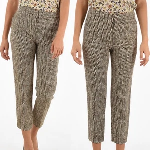 Chloe Hose Fischgrätmuster Straight Fit Gr. 40 - Bild 1 von 12