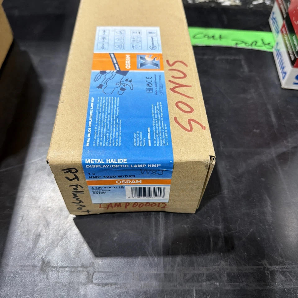 HMI 1200 w/dxs Osram Lamp Bulb HMI 1200w/GS 55139 - Image 1 of 1